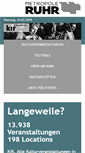 Mobile Screenshot of kulturinforuhr.de
